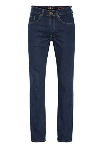 Oklahoma Jeans Herren Straight Jeans R140, Blau (Overdyed 004), W32/L34