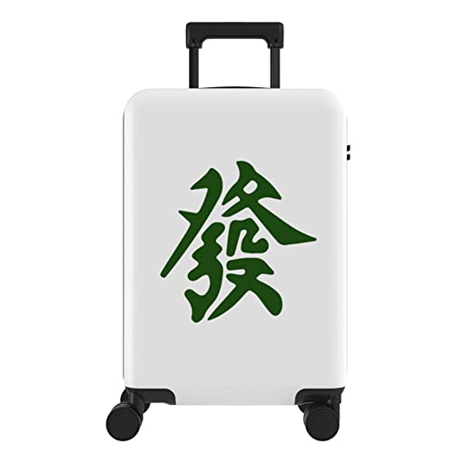 Mahjong Guochao Style Trolley Fall, 20/24 Zoll Koffer, Boarding Case, Passwortbox,A,20 inches