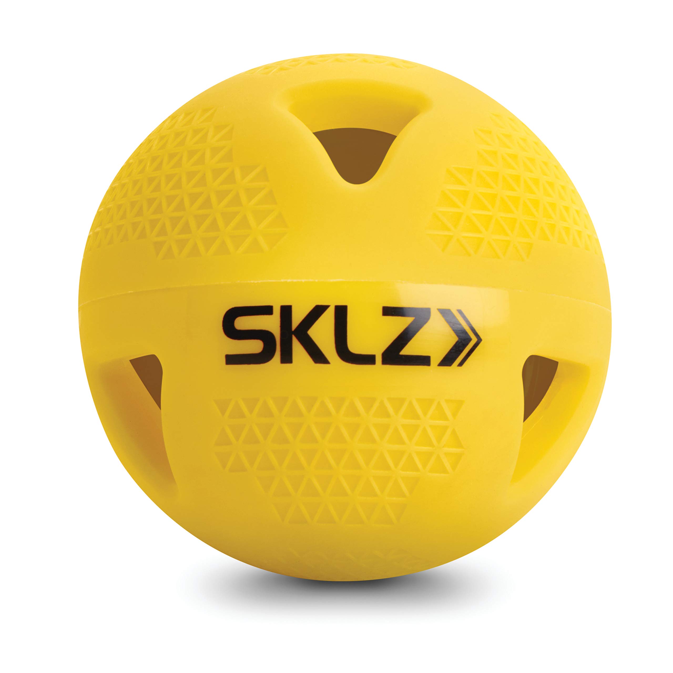 SKLZ Gewichteter Trainings-Baseball, offizielle Baseballgröße, limitierter Flug und schlagfest, gelb, 6 Stück, 6 Pack Impact