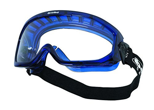 Bollé Safety BLAPSI "Blast" Blaue Schutzbrille, Einheitsgröße, verstellbaren Riemen