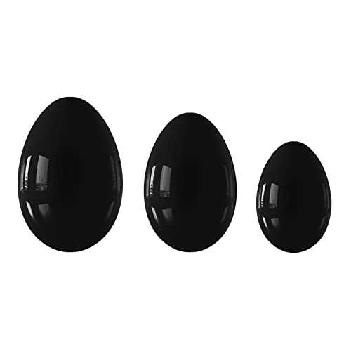 Yoni Egg 16 Arten Kristall-Massageball for Frauen Kegel-Übung Jade-, Jade-Eier ERTEYIN (Color : Obsidian Eggs)
