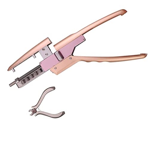 6D-Haarverlängerungsmaschinen-Set, 2. Generation, Spurloses Haarverlängerungswerkzeug Für Menschliches Haar, Einfache Haarverlängerungspistole Für Frauen
