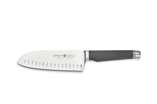 DE BUYER Santoku Messer, Edelstahl, Silber, 27.9 x 20.1 x 10.9 cm