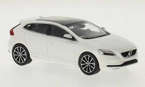 Volvo V40, metallic-weiss, 2016, Modellauto, Fertigmodell, Norev 1:43