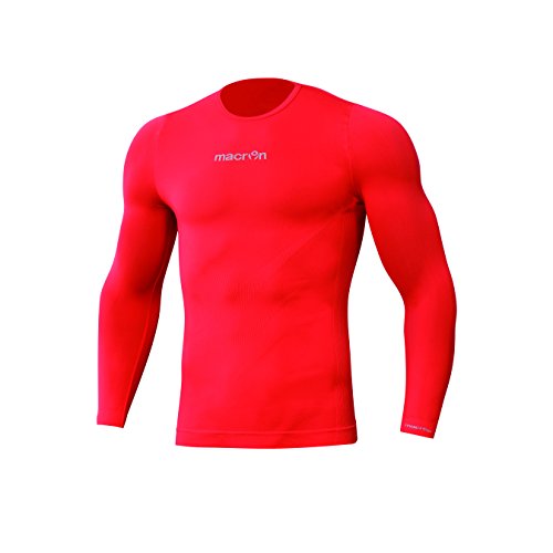 Macron Kompressionsshirt mit Langen Ärmeln Shirt, rot, M