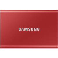 Samsung T7 Portable SSD - Metallic Red 500 GB