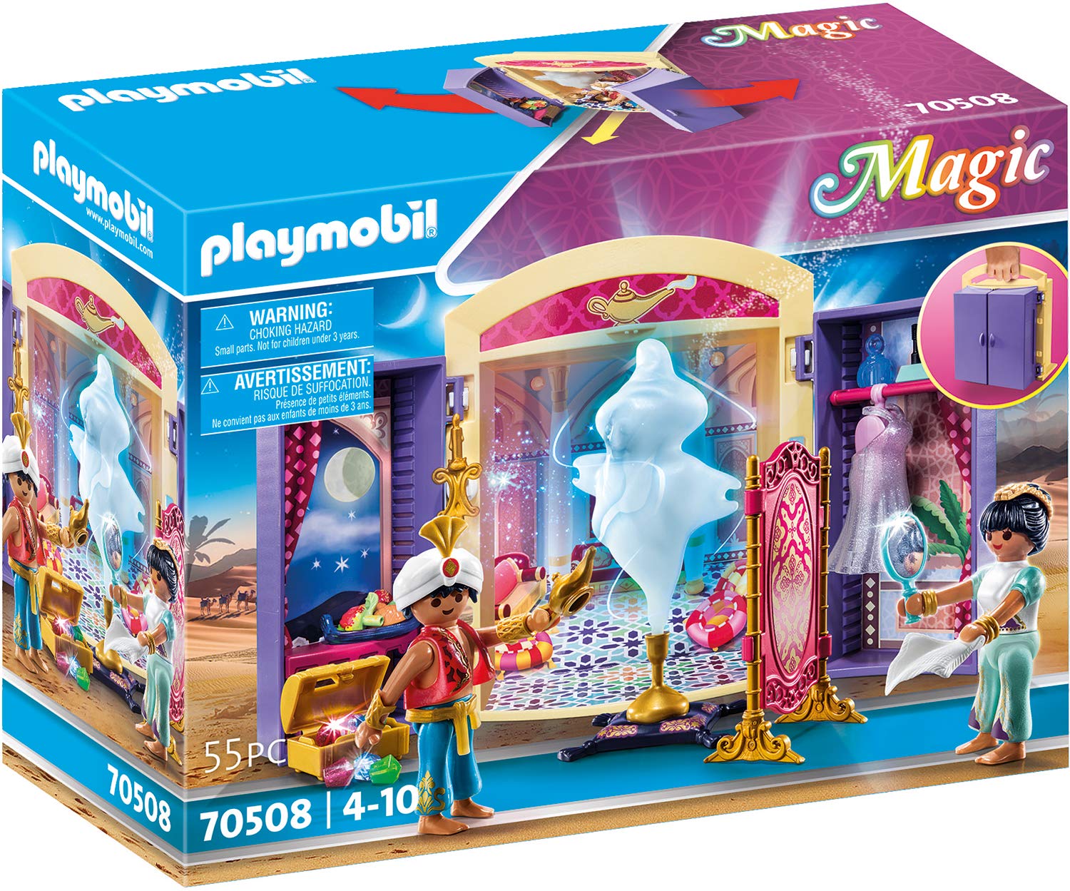 PLAYMOBIL Magic 70508 Spielbox Orientprinzessin, Ab 4 Jahren