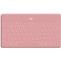 Logitech Keys-To-Go - Tastatur - Bluetooth - QWERTZ - Deutsch - Blush Pink - für Apple iPad/iPhone/TV