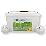 25 Stk Ecobug extrastarke Urinalstein-Caps zur Wassereinsparung sowie effektiven und ökologischen Geruchsbekämpfung auf mikrobieller Basis in wasserlosen und wassergespülten Urinalen mit Kirsch Duft
