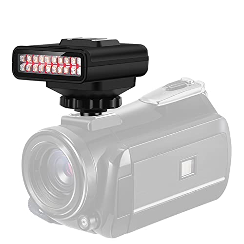 Kamera-Infrarot-Nachtsicht, tragbare LN-3 IR-Nacht-LED-Licht 20PCS Lampen, USB wiederaufladbare einstellbare Illuminator Ersatz, für Indoor Outdoor Fotografie Beleuchtung Zubehör