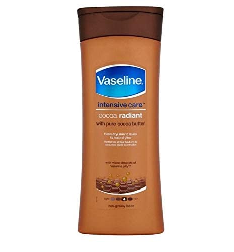 Vaseline Intensivpflege Body Lotion - Kakao Radiant - Hilfe für trockene Haut - 6er Pack (6 x 200ml)