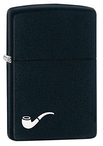 Zippo 60001269 Matte Pipe Lighte Feuerzeug, Messing, Schwarz, one Size