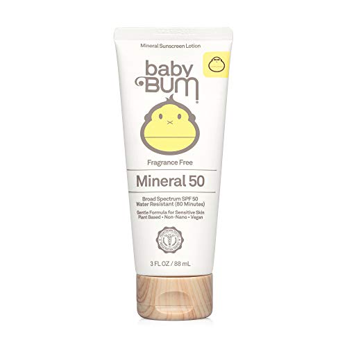 Baby Bum SPF 50 Mineral Sunscreen Lotion Fragrance Free – 3 oz