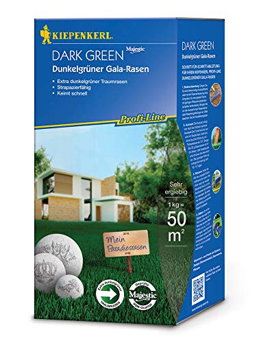 Kiepenkerl 664609 Profi-Line Dark Green Gala-Rasen 1 kg (Rasensamen)