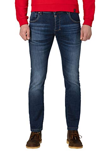 Timezone Herren Slim Scotttz Skinny Jeans, Blau (sea Blue Aged wash 3924), W32/L30 (Herstellergröße:32/30)