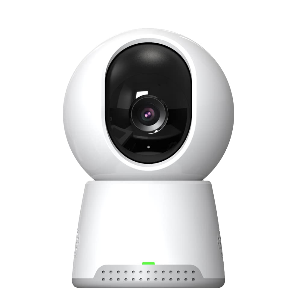 Logicom Home Cammy 360° Überwachungskamera, HD, 1080p, Home Security, WiFi, Bewegungserkennung, Infrarot-Nachtsicht, 360° Scan, programmierbar mit App, Weiß