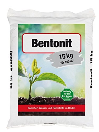 Bentonit Bodenverbesserer Bodenhilsstoff 15 kg für ca.150 m²