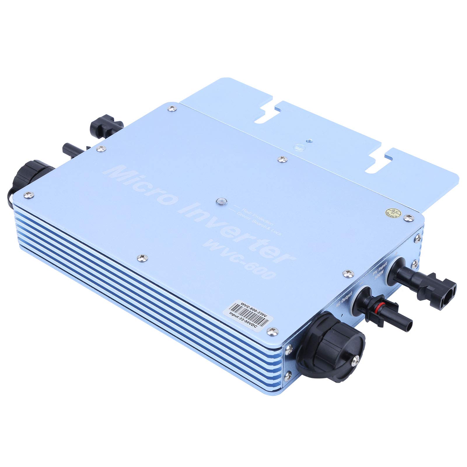 Aoutecen Mikro-Wechselrichter WVC-600W 100% brandneue intelligente Mikro-Wechselrichter-Aluminiumlegierung zur Steuerung(220V)