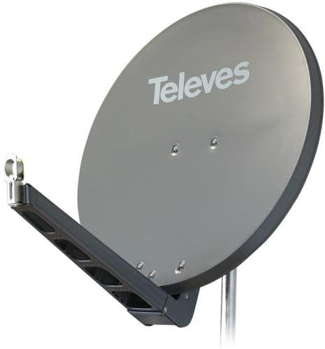 Televes S75QSD-G 10.7 - 12.75GHz Graphit Satellitenantenne - Satellitenantennen (10,7 - 12,75 GHz, 38,5 dBi, 8,5 kg, Graphit, Aluminium)