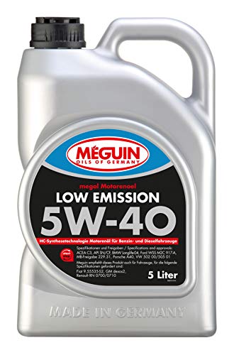 Meguin 6574 Megol Motoröl Low Emission SAE 5W-40, 5 L