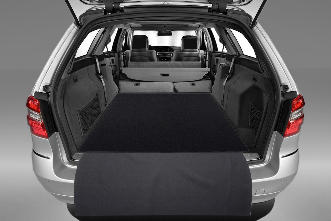 tuning-art 2604 Kofferraummatte für Mercedes E-Klasse T-Modell S212 2-teilig mit Ladekantenschutz