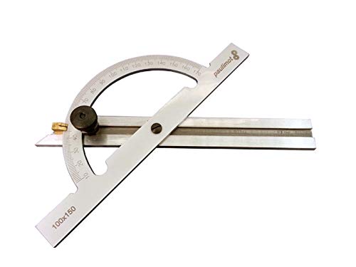 PAULIMOT Winkelmesser/Gradmesser mit verstellbarer Schiene 150 x 300 mm