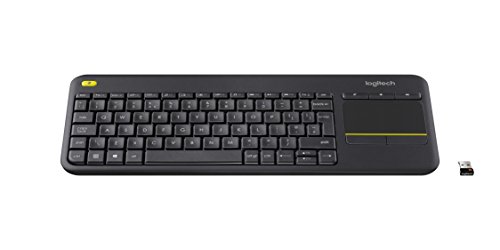 Logitech k400 plus wireless touch keyboard usb ch layout schweiz - 920-007133 schwarz