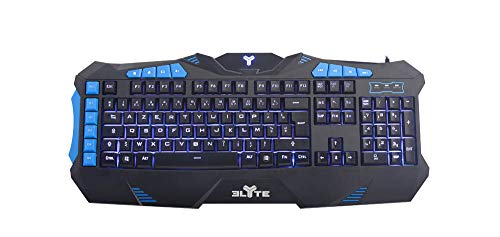 IRON STORM - GAMING BACKLIT KB WITH 5 SERIES G MACRO BUTTONS - BK/BL -