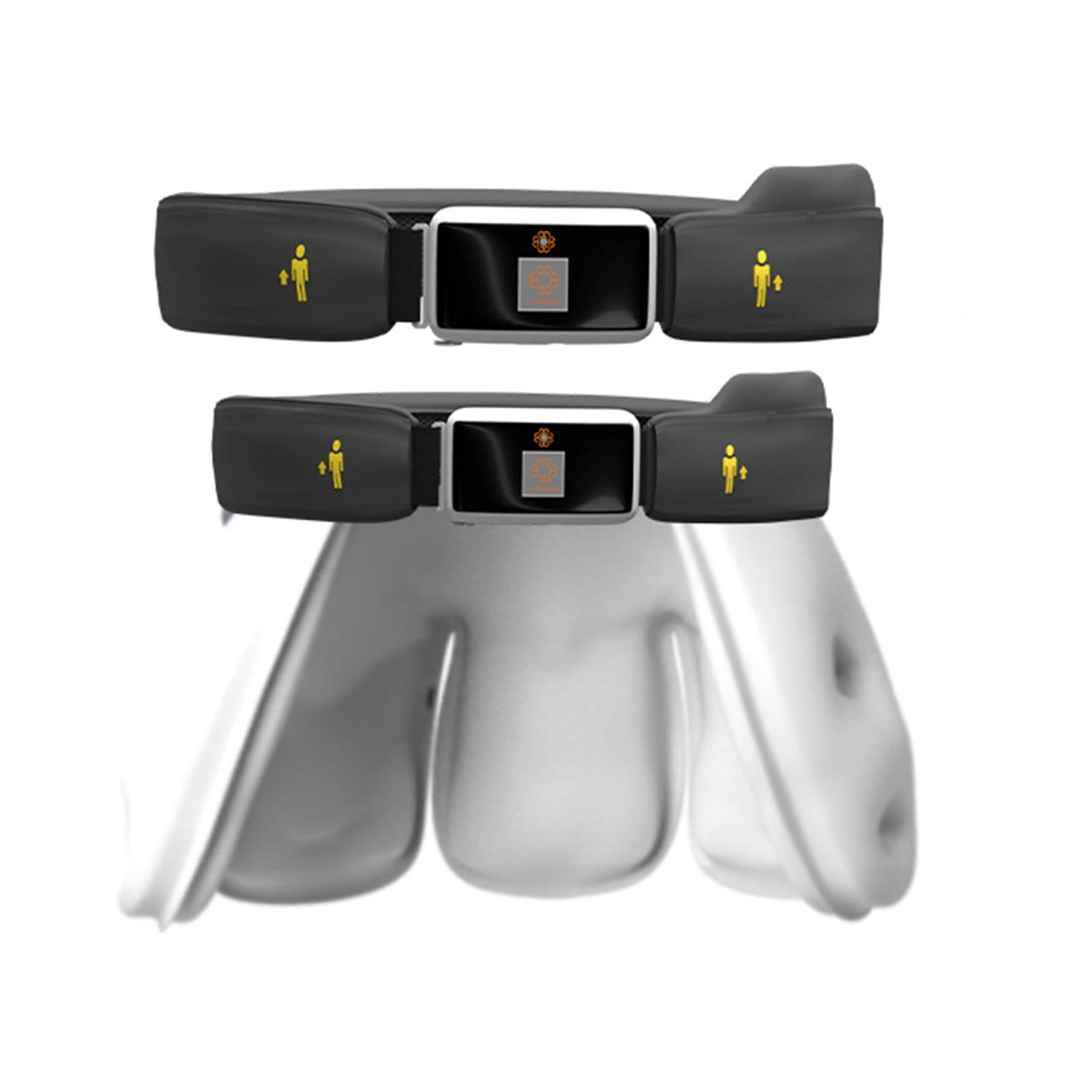 Aufblasbarer Airbag-Gürtel für ältere Menschen, verstellbar von 10–15 cm, intelligenter Induktionsauslöser, Airbag, geeignet für ältere Menschen, zum Schutz vor Stürzen, Skifahren, Reiten