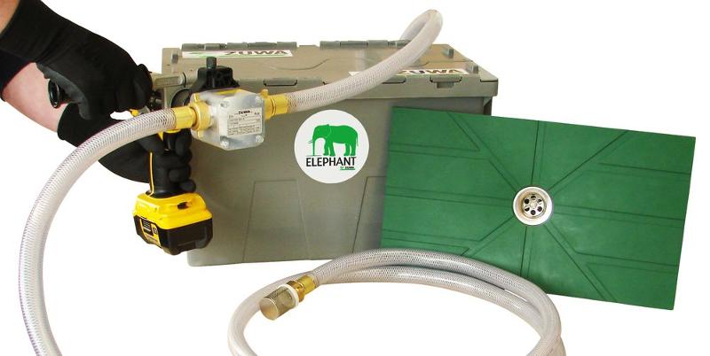 ZUWA Absaug-Set ELEPHANT mit Flachsaugmatte; mit Impellerpumpe UNISTAR 2001-B - 1101511