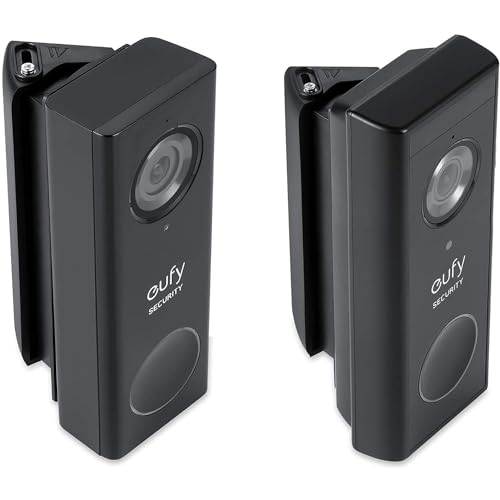 Wasserstein 30° bis 55° horizontale Keil-Wandhalterung kompatibel mit Eufy Security Video Doorbell Kabelversion & Eufy Security Video Doorbell Batterieversion