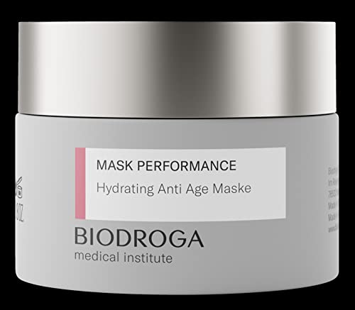 Biodroga Hydrating Anti Age Mask 50 ml – Maske mit Hyaluron Gesichtsmaske für eine straffe Haut