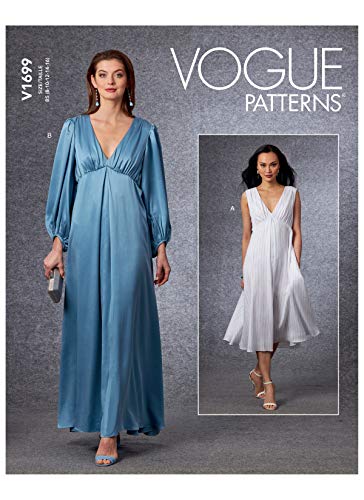 Vogue Pattern V1699-F5 16-18-20-2 Vogue Patterns V1699F5 Damenkleid, 16-18-20-22-24, F5