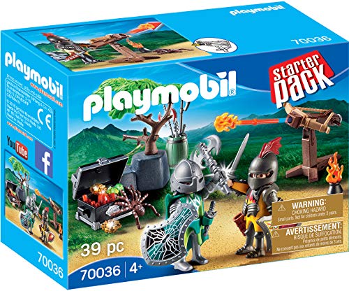 Playmobil StarterPack Kampf um den Ritterschatz, Bunt, 70036