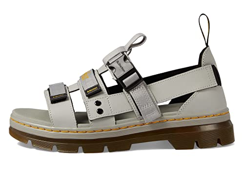 Dr. Martens Unisex Pearson Sandals, Mid Grey Element & Mid Grey Webbing, 43 EU