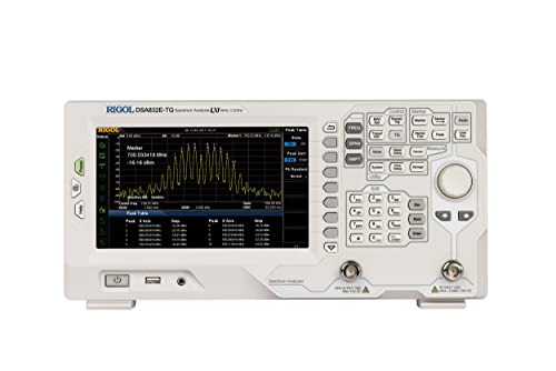 RIGOL DSA832E-TG Spectrum Analyzer, 9kHz - 3.2GHz, DANL: -161 dBm, Phase Noise: -98 dBc/Hz @ 10 kHz offset, 3.2 GHz Tracking Generator, 3 Jahre kostenlose Service/Reparatur nach dem Verkauf