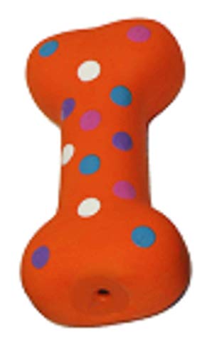 Multipet Hundespielzeug aus Latex, gepunktet, gefüllt, 10,2 cm