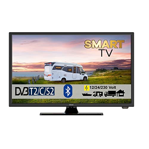 Gelhard GTV2225 LED Smart TV mit Bluetooth DVB-S2/C/T2 für 12V u. 230Volt WLAN Full HD