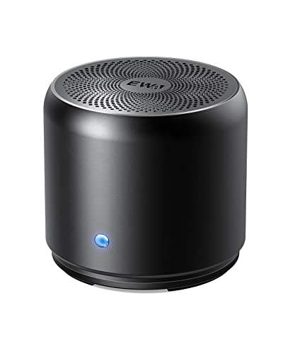 EWA A106MAX – tragbarer Bluetooth-Lautsprecher mit 8 W lauterem Sound u. tieferem Bass, 12 Std. Wiedergabezeit, Bluetooth 5.0, Kleiner Lautsprecher für Zuhause, Party, Outdoor, Reisen (Schwarz)