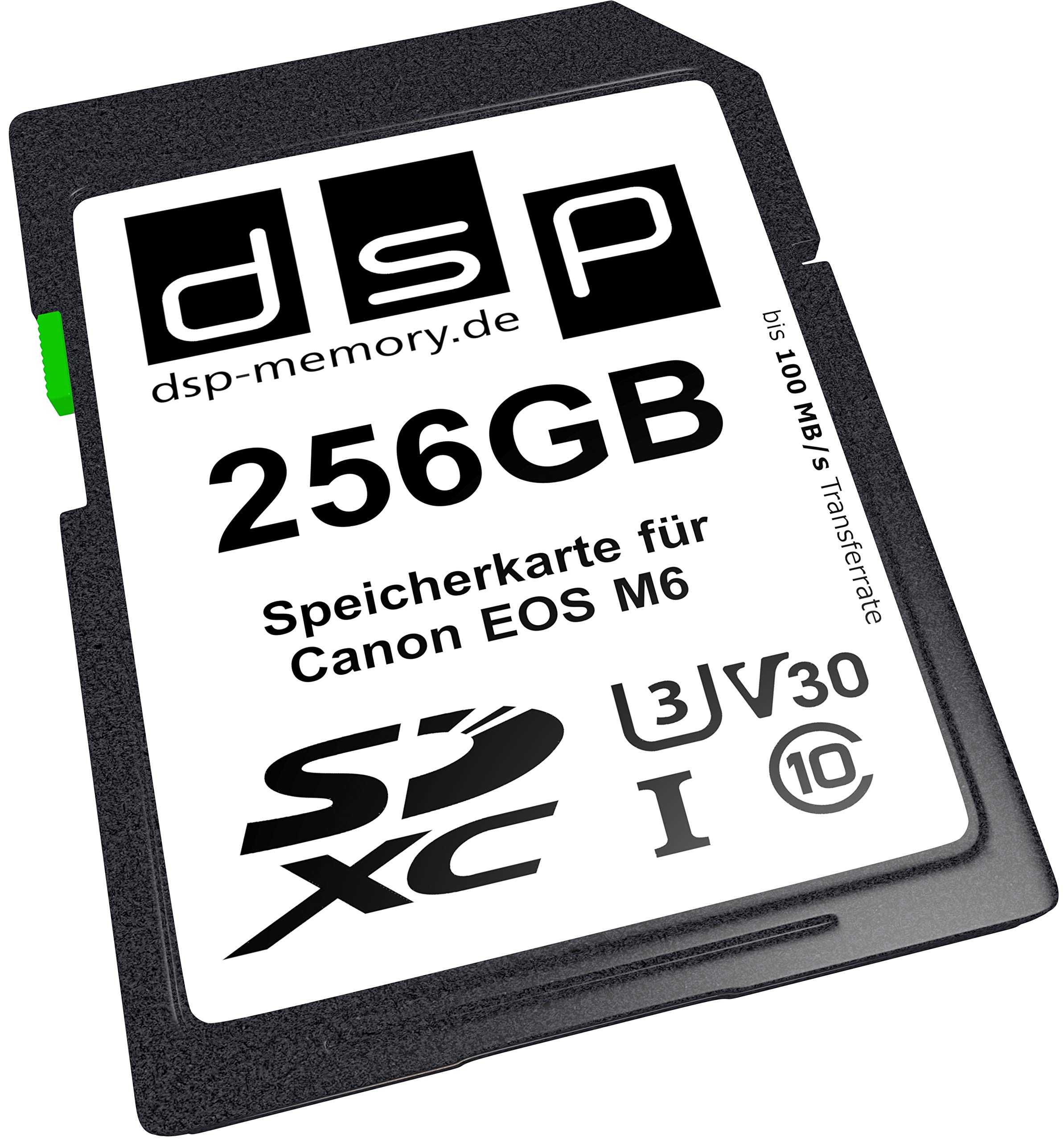 DSP Memory 256GB Professional V30 Speicherkarte für Canon EOS M6 Digitalkamera