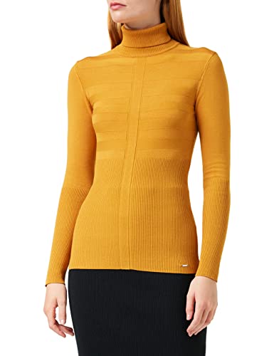 Morgan Women's Pull fin col roulé MENTOS Pullover Sweater, Orange (Fauve Fauve), Medium (Herstellergröße:TM)