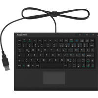 KEYSON ACK3410 - Tastatur, USB, schwarz, mini