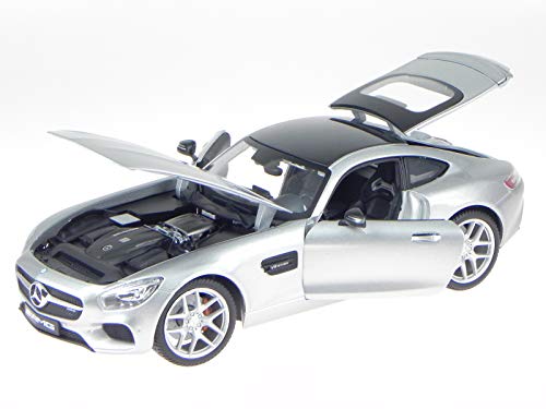 Maisto Mercedes C190 AMG GT Silber Modellauto 36204 1:18
