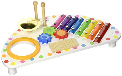 Tooky Mini Band Holz Schlaginstrument Xylophon Musical Spielzeug für Kinder, 44 x 23 x 10 cm