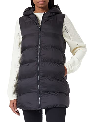 Canadian Classics Women's SIMCOE Vest MID RISPSTOP Warm Up Jacket, BLA, 34 (XS (IT40))
