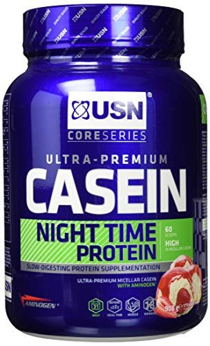 USN Casein Protein Strawberry, 908 g
