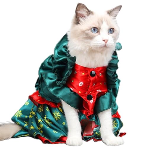 Hundekostüm, Winterkleidung, bequem, warm, Weihnachtskleid für Party, Geschenk für Kätzchen, kleines Outfit, Cosplay, Hundekleidung