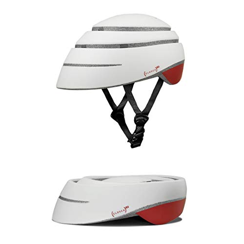 Closca Helmet Loop/Faltbarer Fahrrad- und/oder Rollerhelm, Unisex für Erwachsene (RED, L)