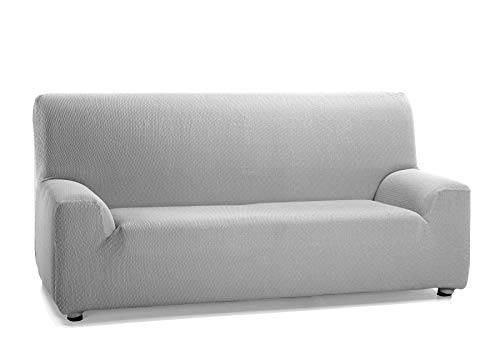 Martina Home Tunez Elastischer Sofabezug, grau (Alma), 3-Sitzer (180-240 cm)