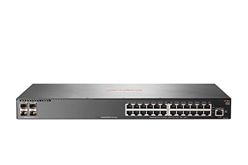 HP Hewlett Packard Enterprise Aruba 2930 F 24 G 4SFP + Verwaltete L3 Gigabit Ethernet (10/100/1000) 1U grau
